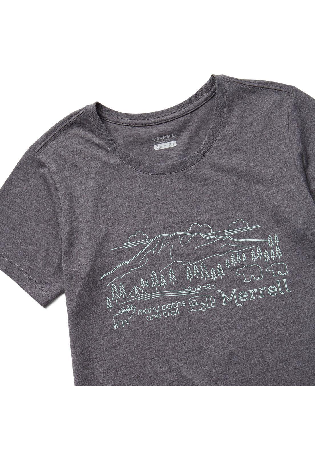 Polera Mujer Camper Ss Tee Gris-1