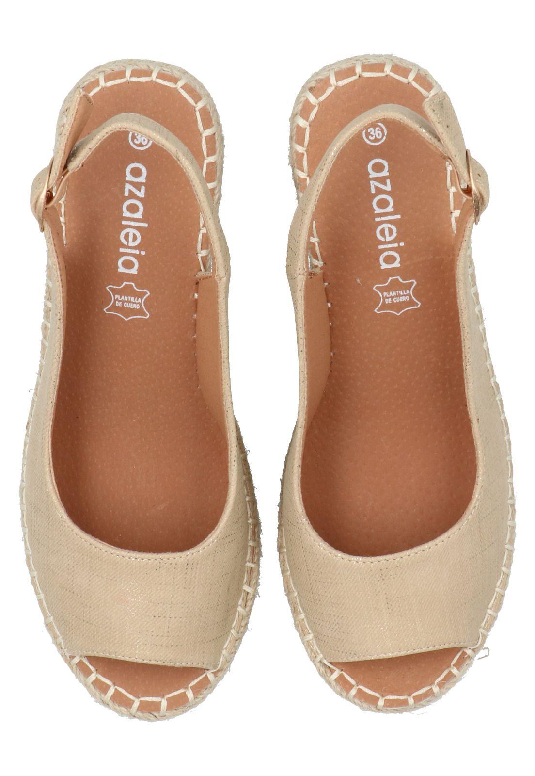 Sandalia Mujer Giovanni Beige -6