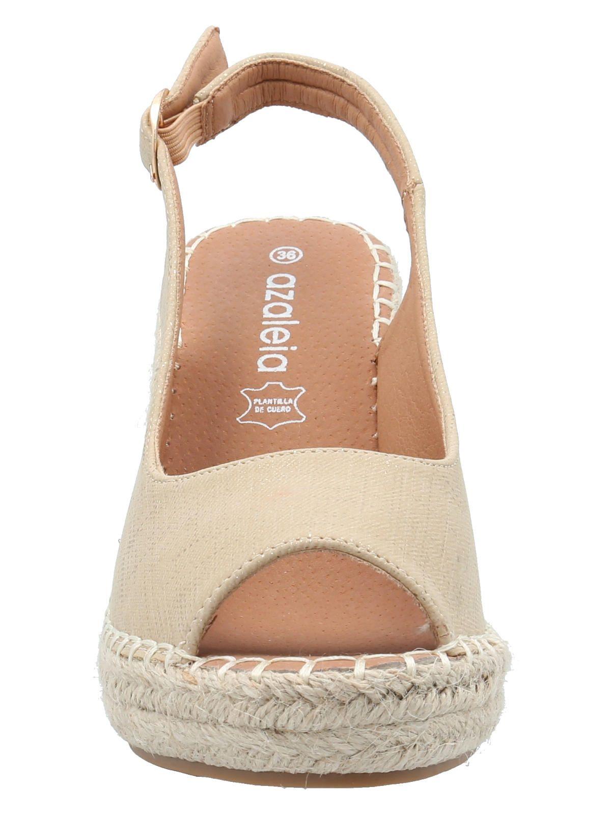 Sandalia Mujer Giovanni Beige -3