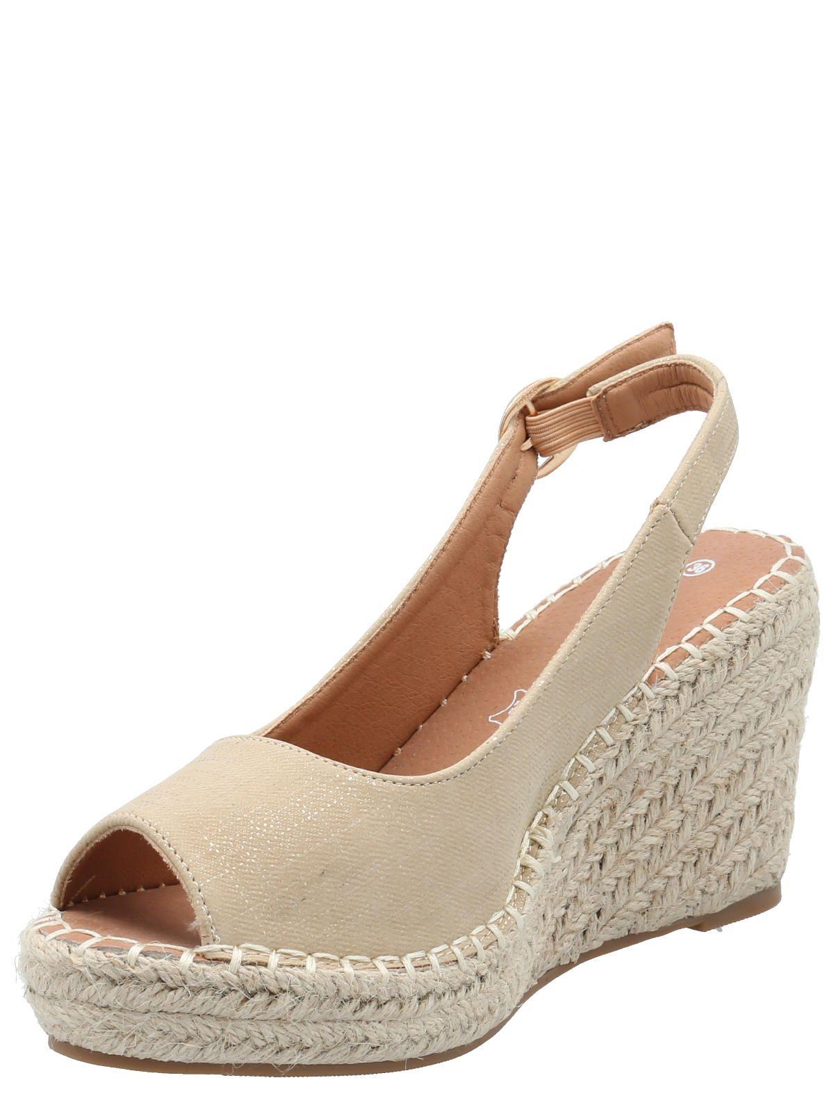 Sandalia Mujer Giovanni Beige -4