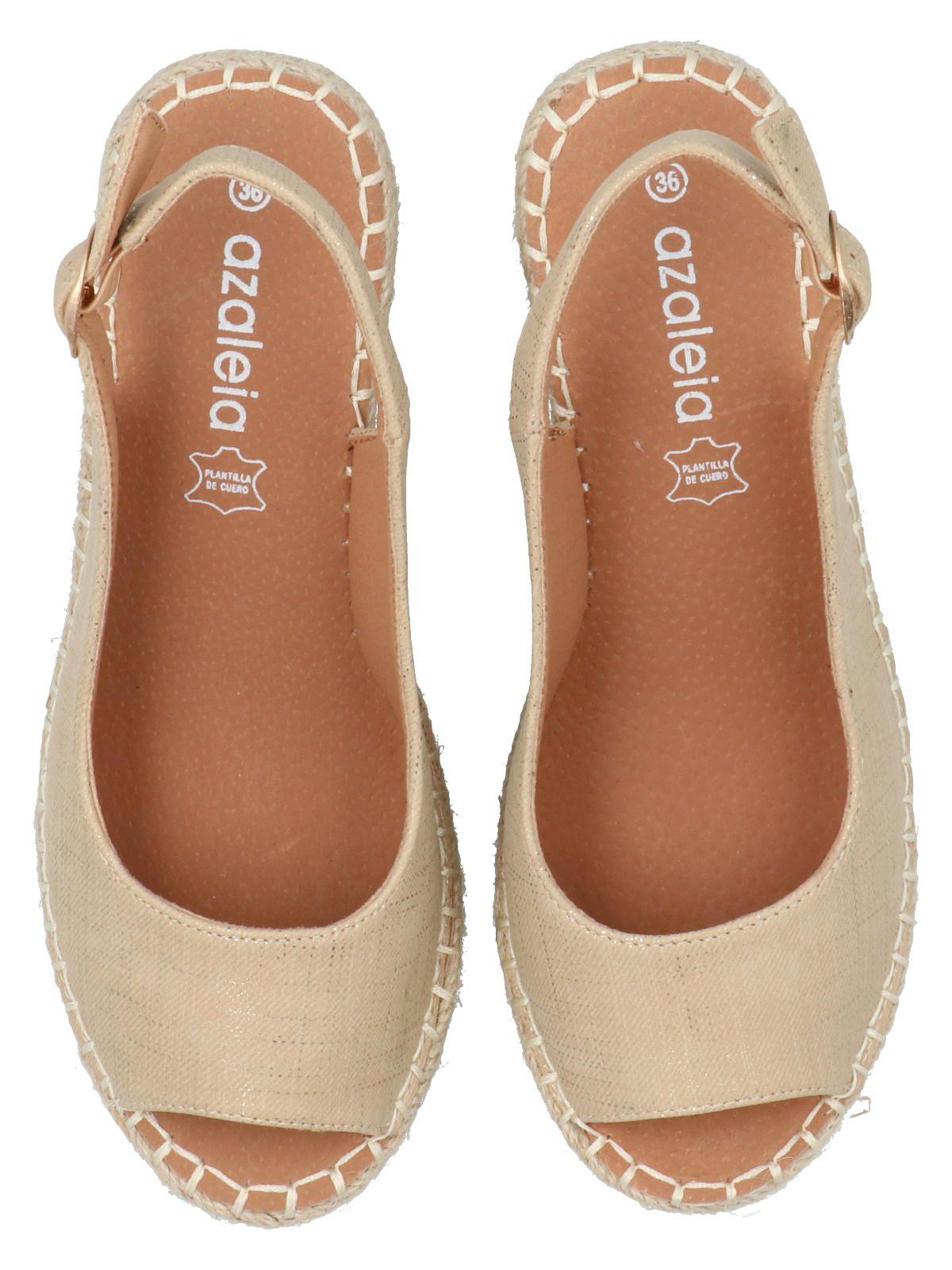 Sandalia Mujer Giovanni Beige -6