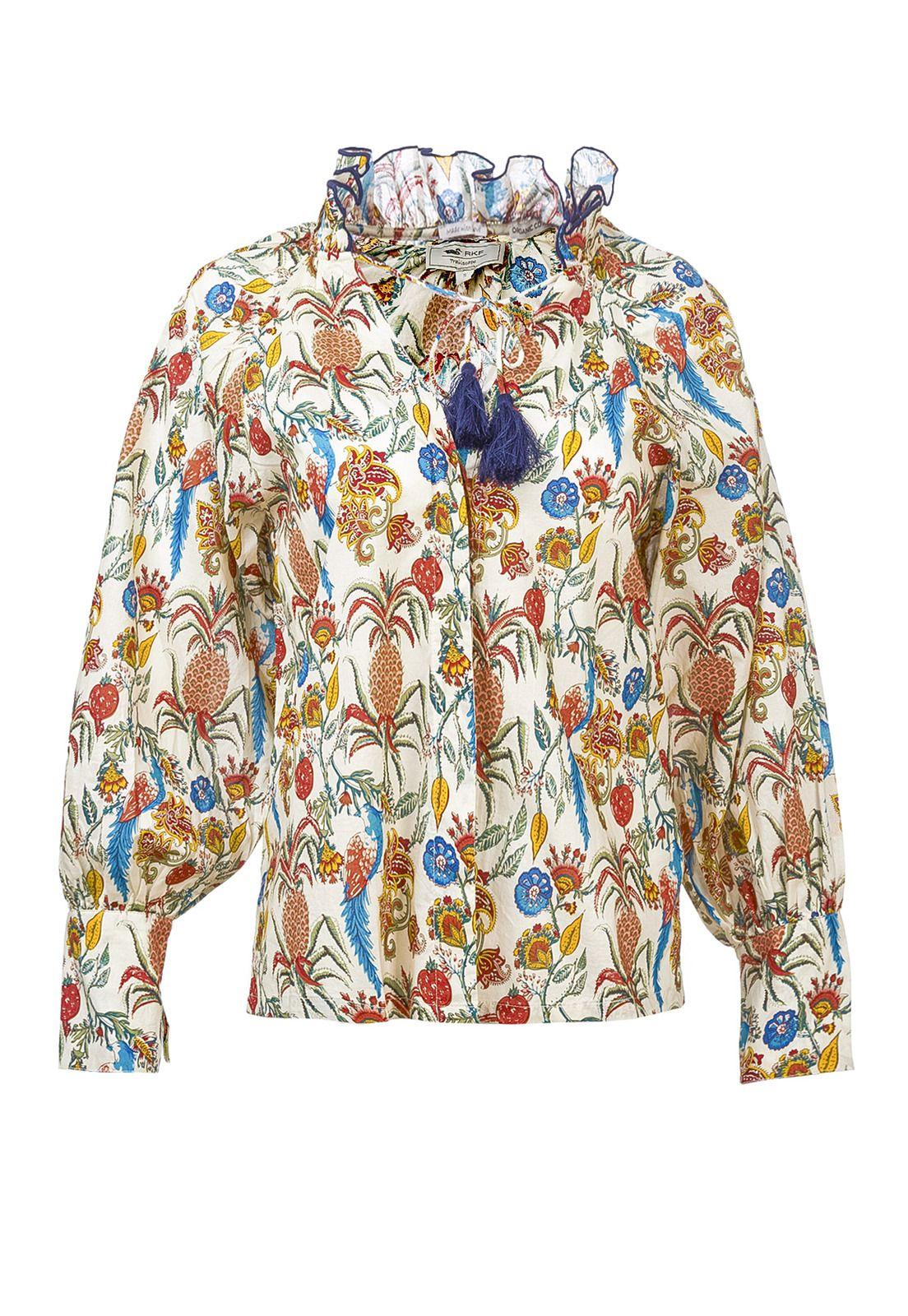 Blusa Algodón Orgánico Arga Naranja Mujer-0