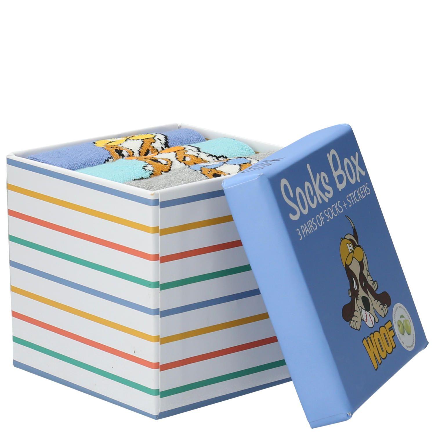 Pack 3 Calcetines Gift Baseb Azul Niño-2