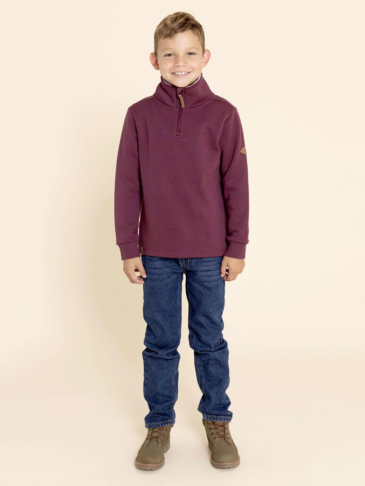 Poleron Row Niño Rojo-4