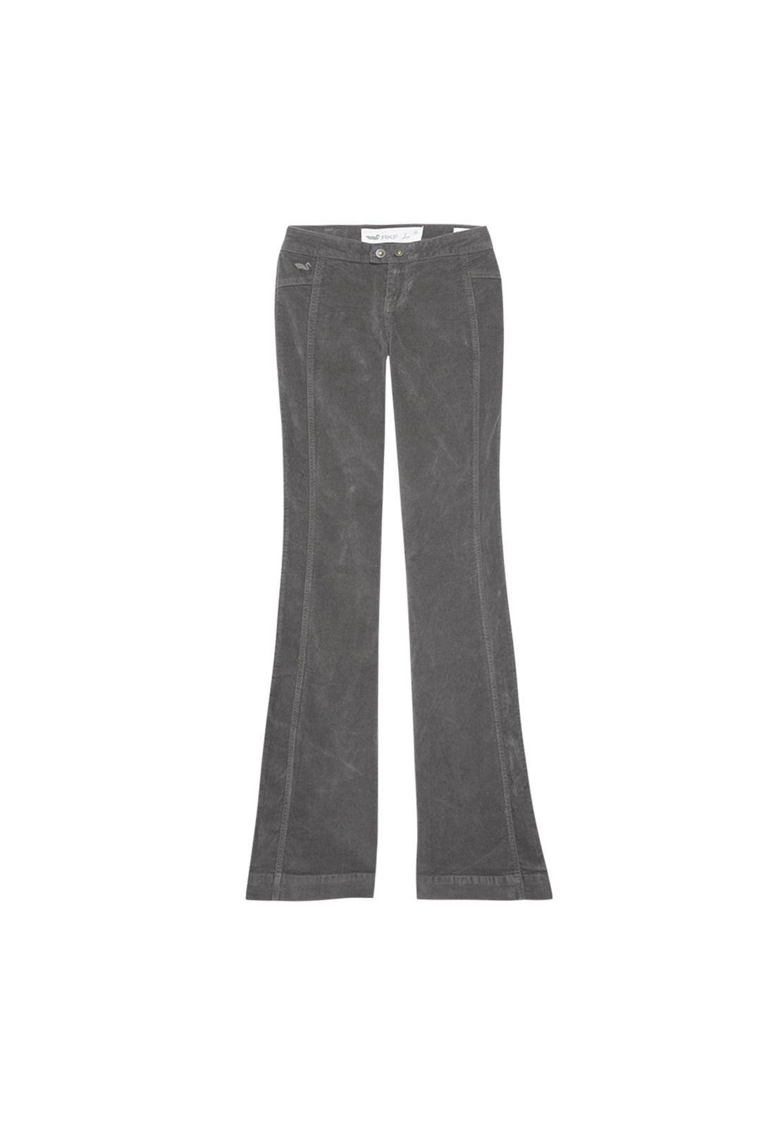 Pantalon Algodón Rise Grafito Mujer Rockford-0
