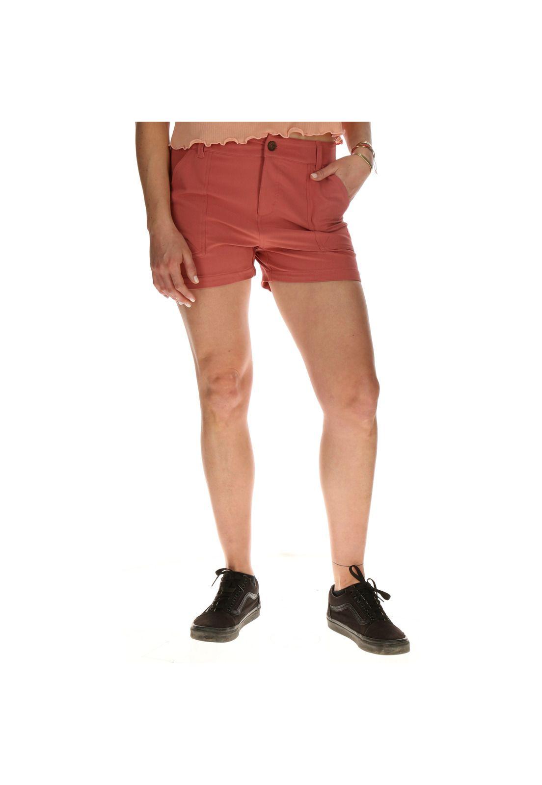 Short Femenino Hill Salmon Burton-2