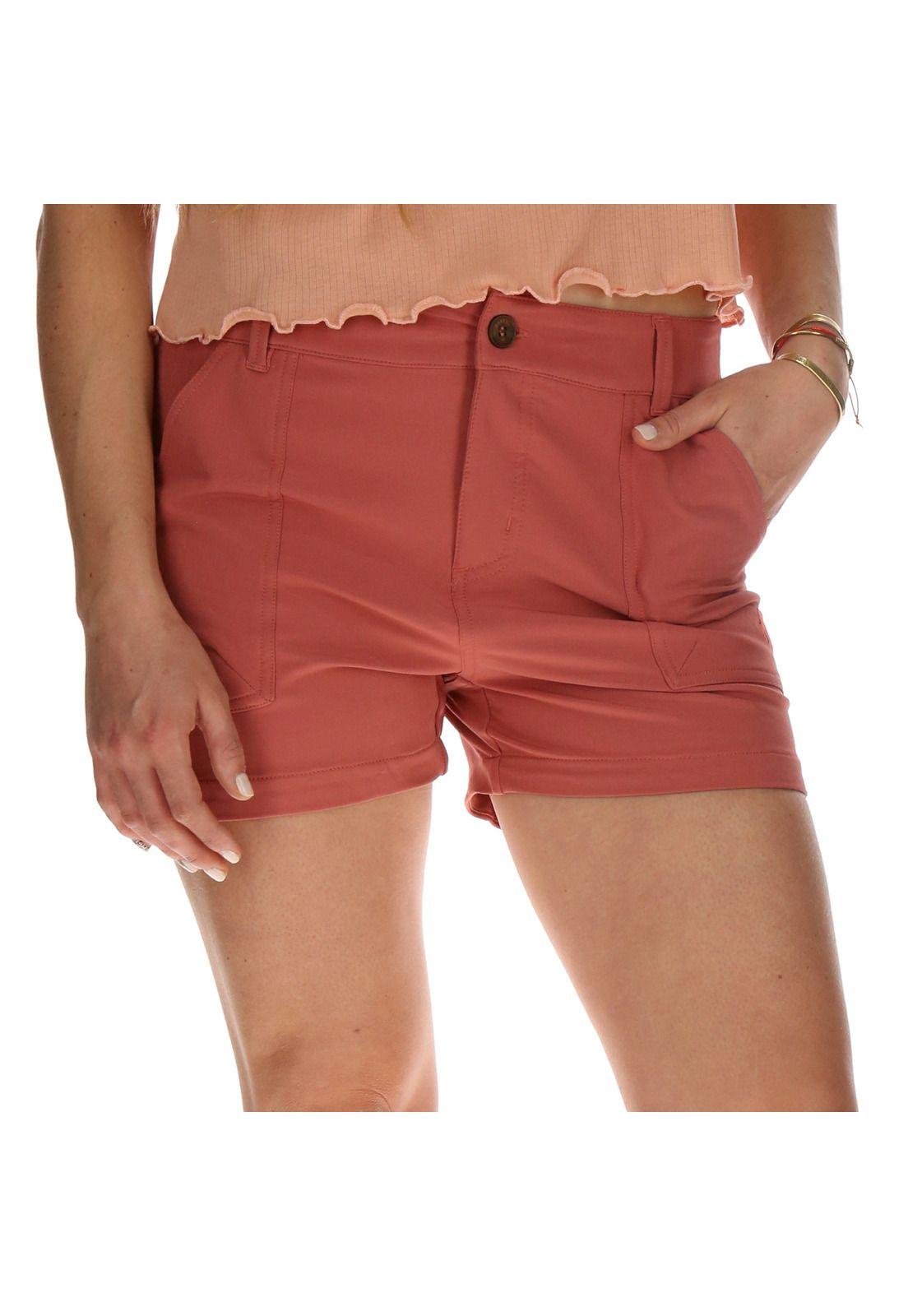 Short Femenino Hill Salmon Burton-3