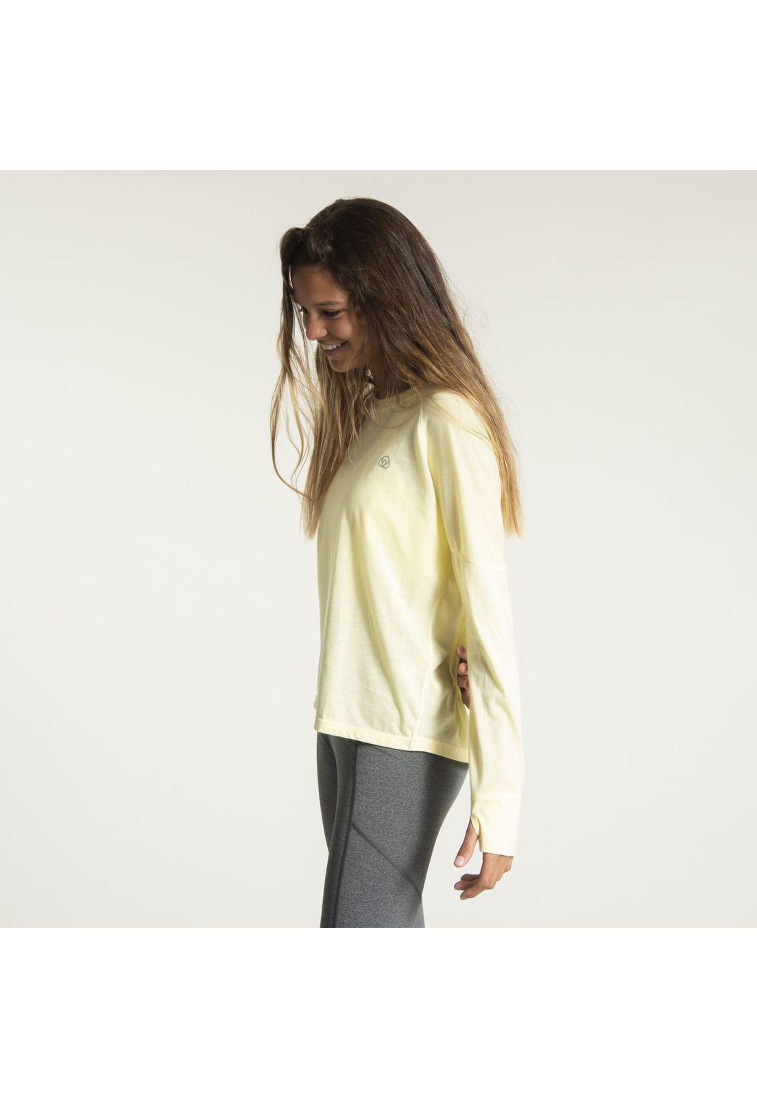 Polera M/L Mujer Ls T-Shirt Cata Amarillo-1