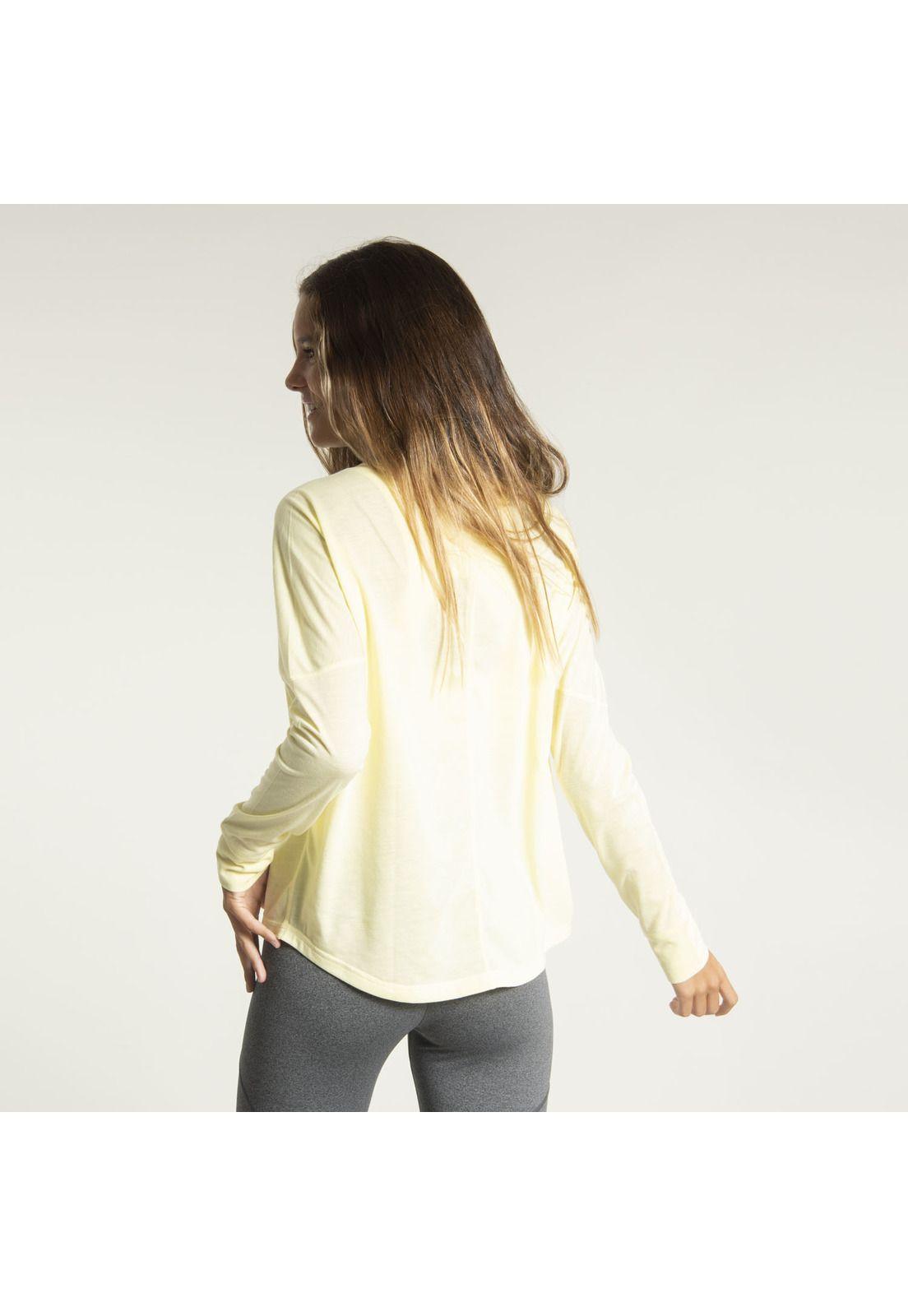 Polera M/L Mujer Ls T-Shirt Cata Amarillo-2