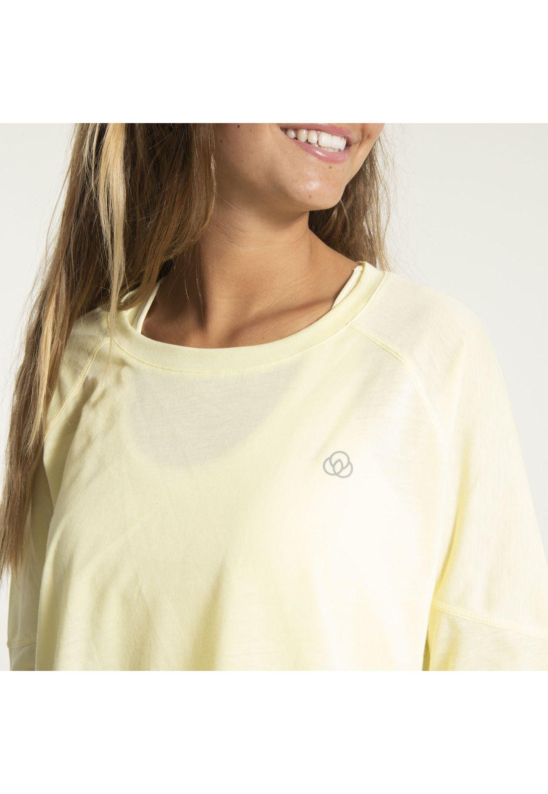 Polera M/L Mujer Ls T-Shirt Cata Amarillo-3