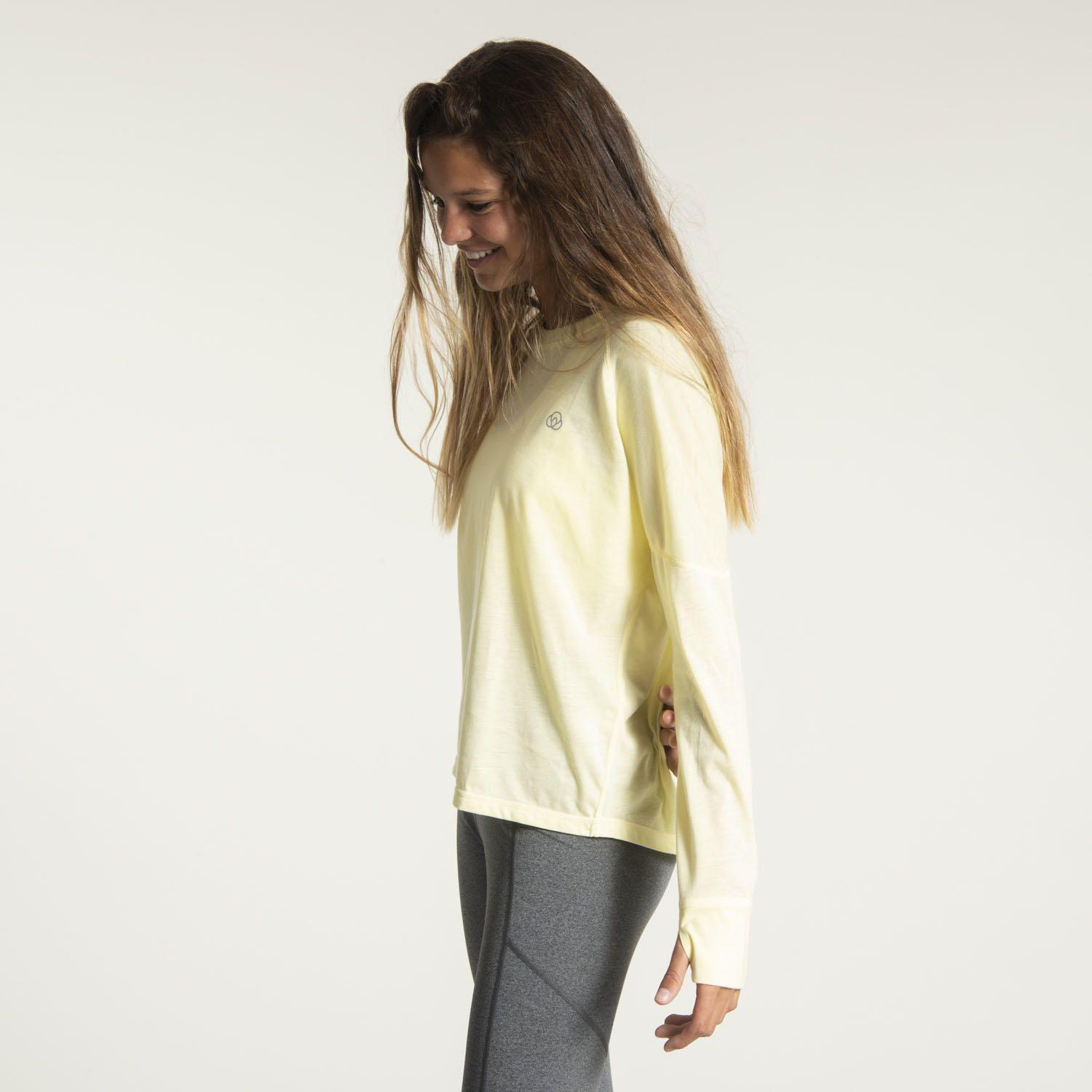 Polera M/L Mujer Ls T-Shirt Cata Amarillo-1