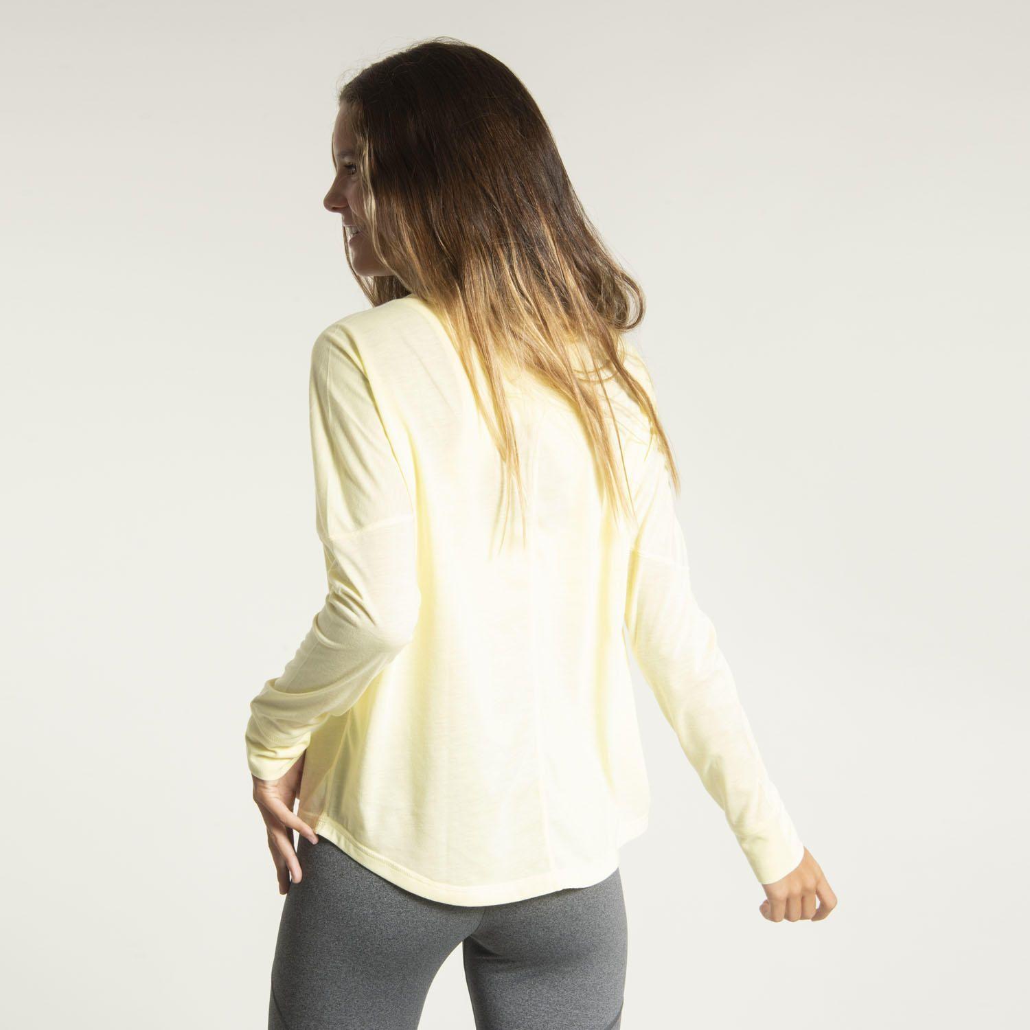 Polera M/L Mujer Ls T-Shirt Cata Amarillo-2