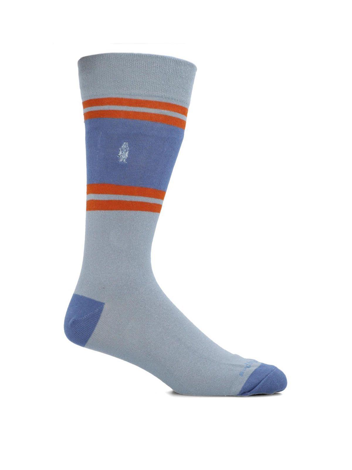 Calcetín Algodón Hombre C Cuff Dogblock Azul-0