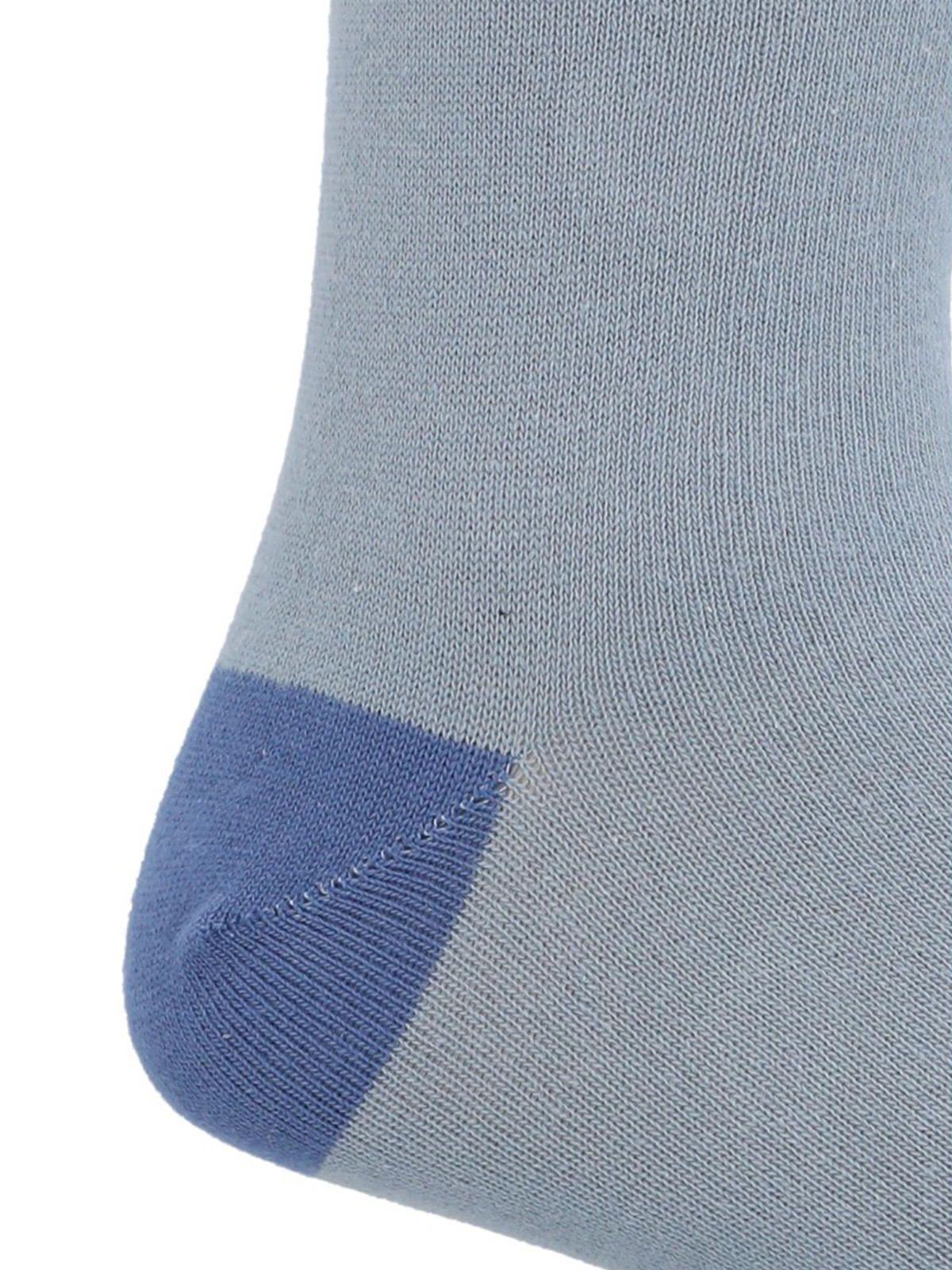Calcetín Algodón Hombre C Cuff Dogblock Azul-1