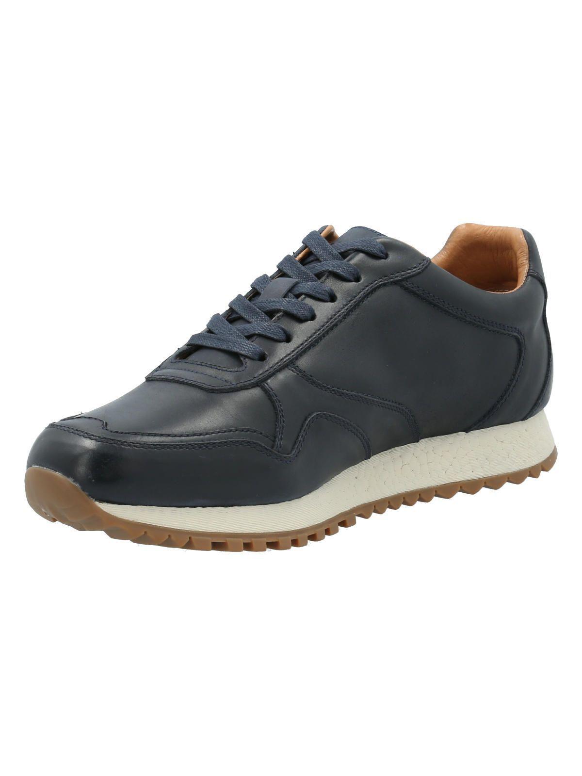 Zapatilla Cuero Hombre Fleir Azul -3