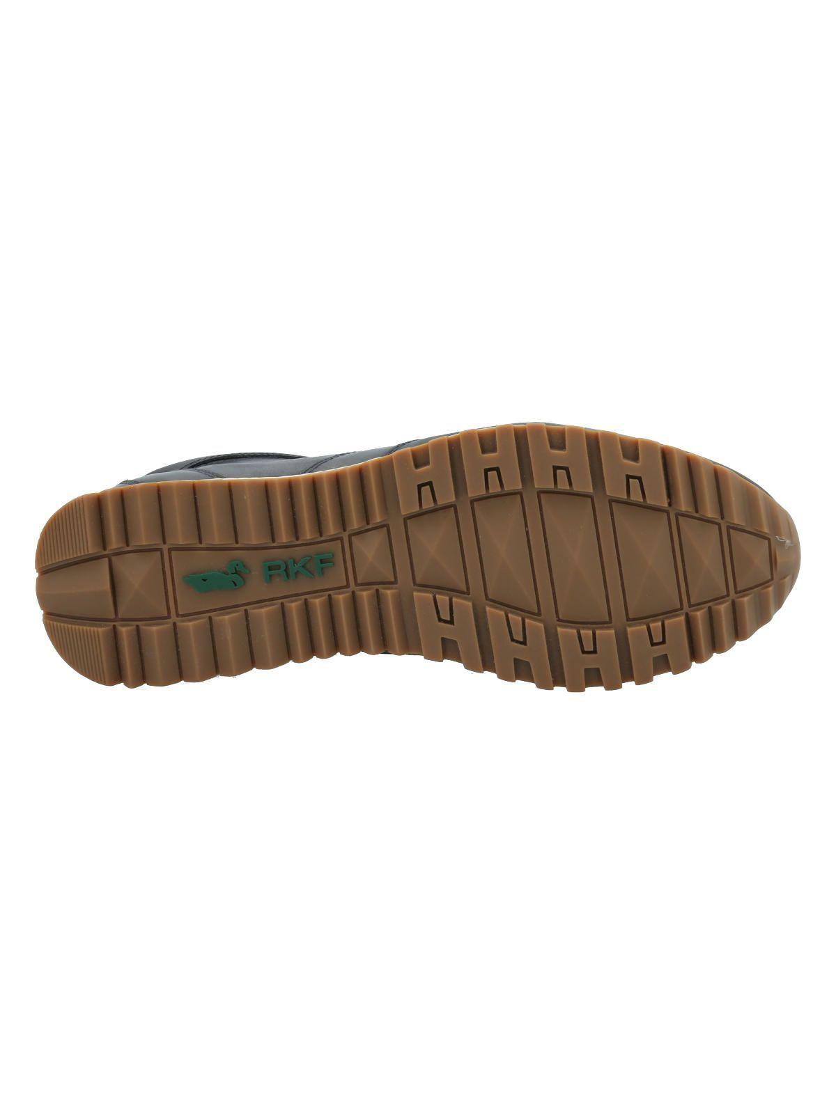 Zapatilla Cuero Hombre Fleir Azul -6
