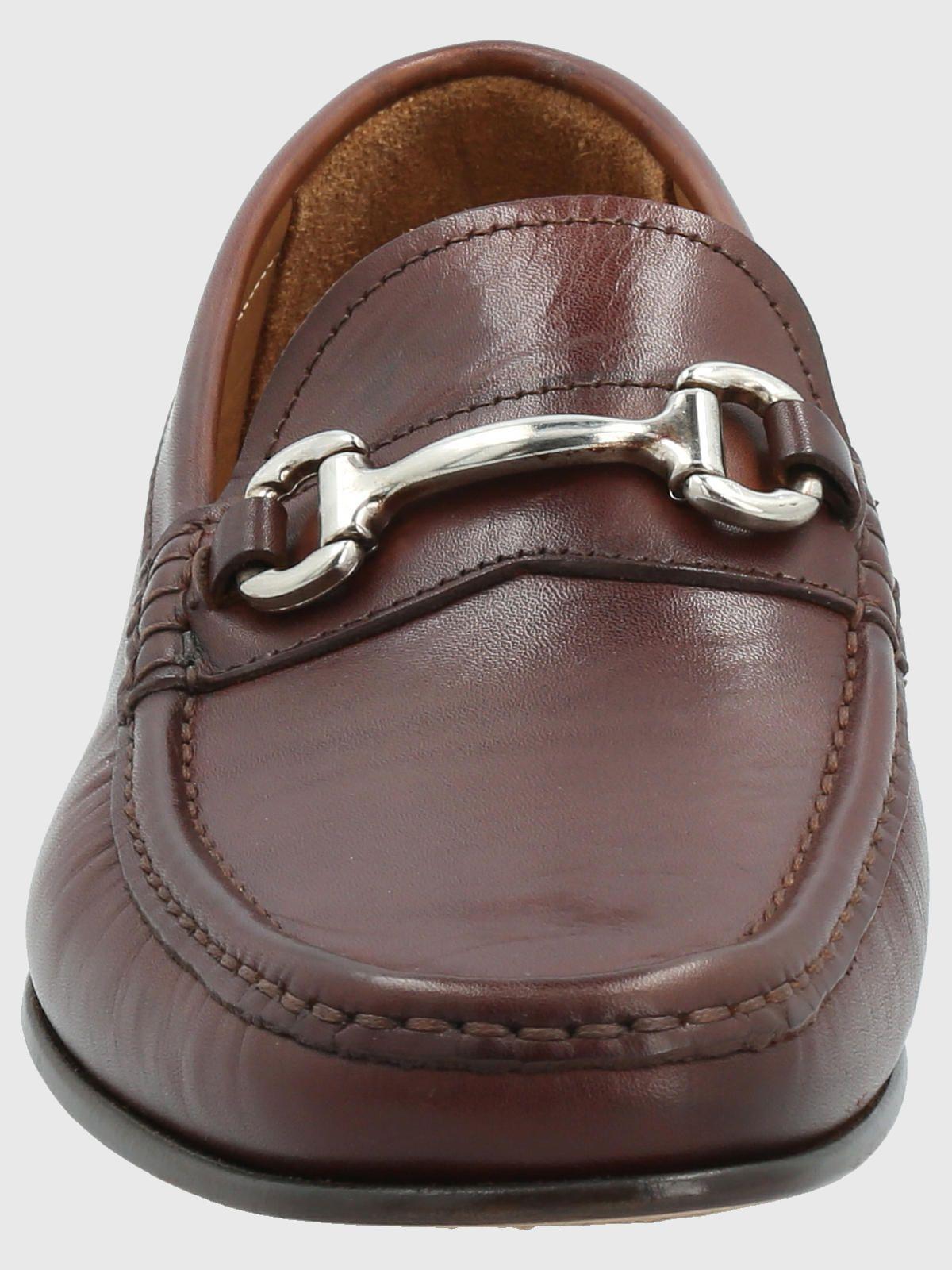 Mocasín Cuero Hombre Spello Café Oscuro-3