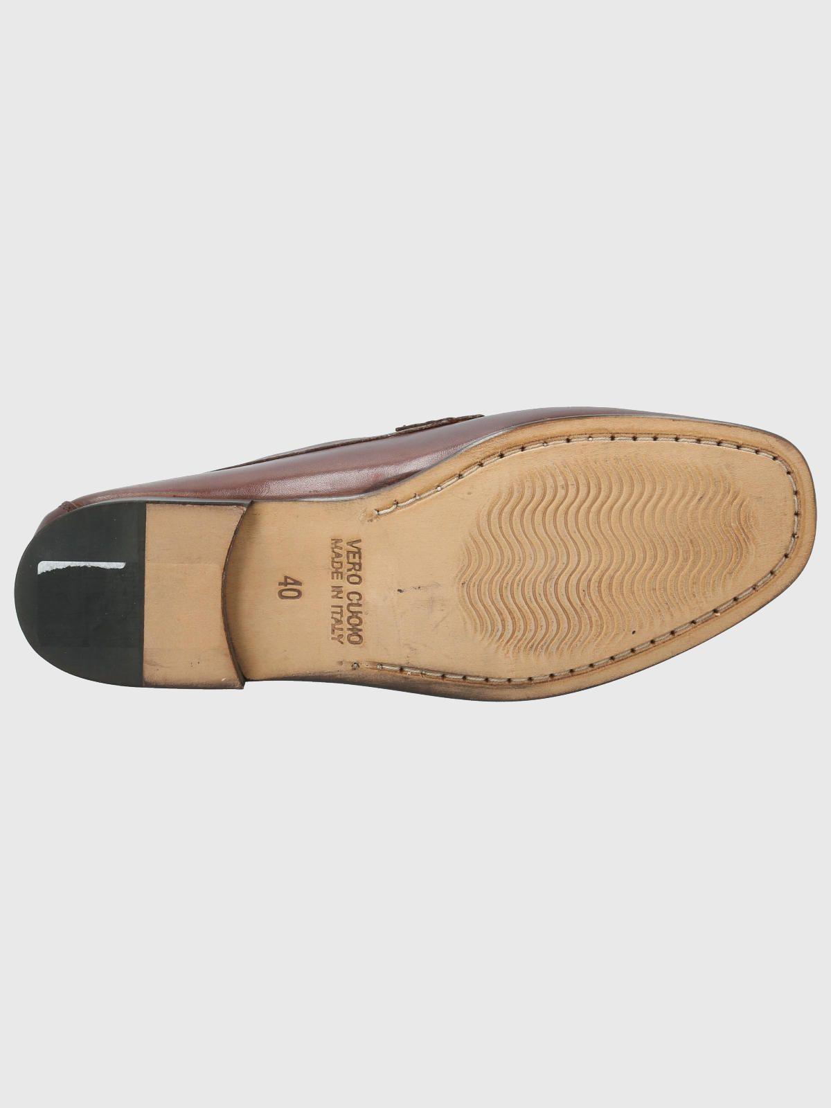 Mocasín Cuero Hombre Spello Café Oscuro-7