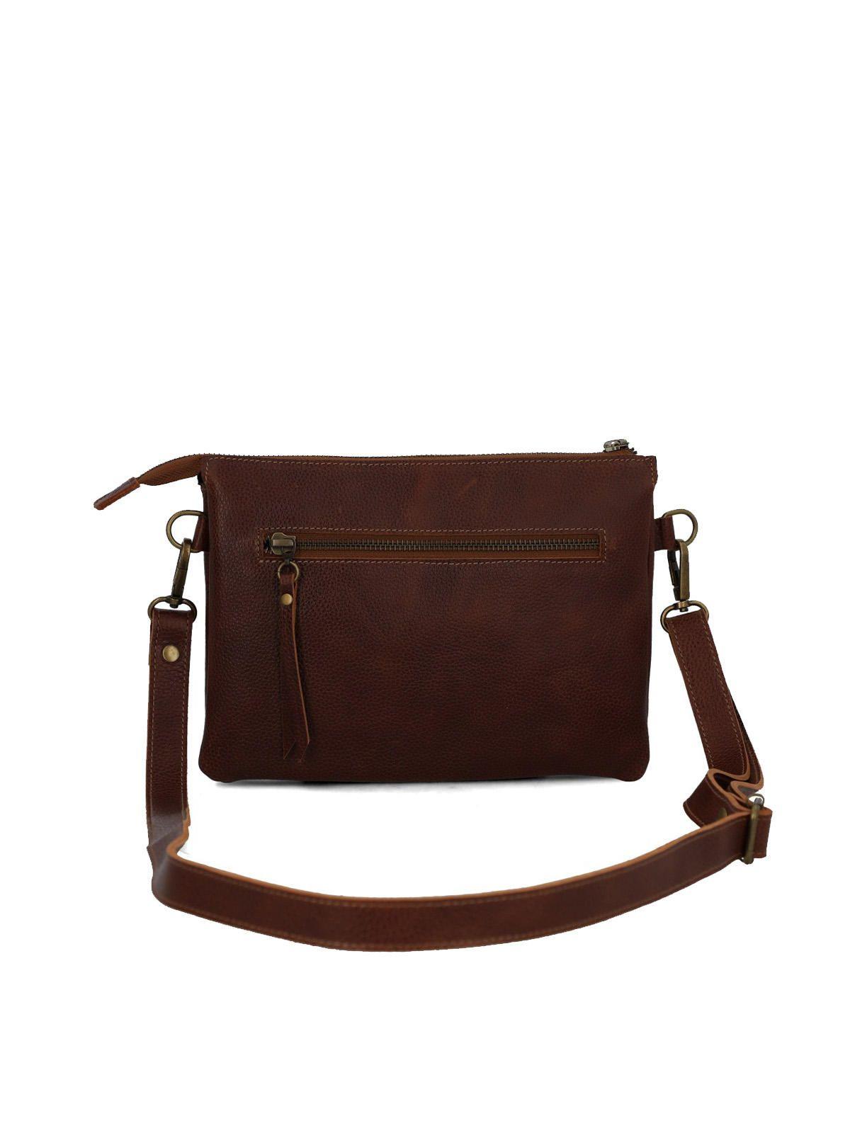 Cartera Cuero Mujer Fausta Cross Café-2