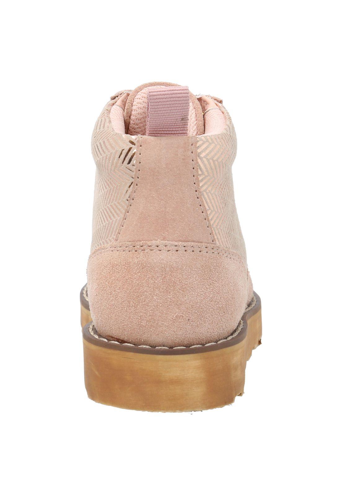 Botín Cuero Niña Fallbroke Rosado-6