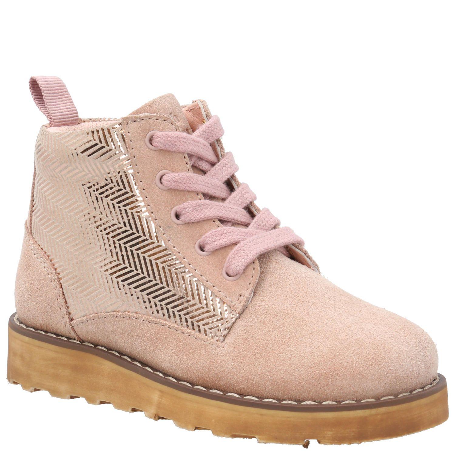 Botín Cuero Niña Fallbroke Rosado-0