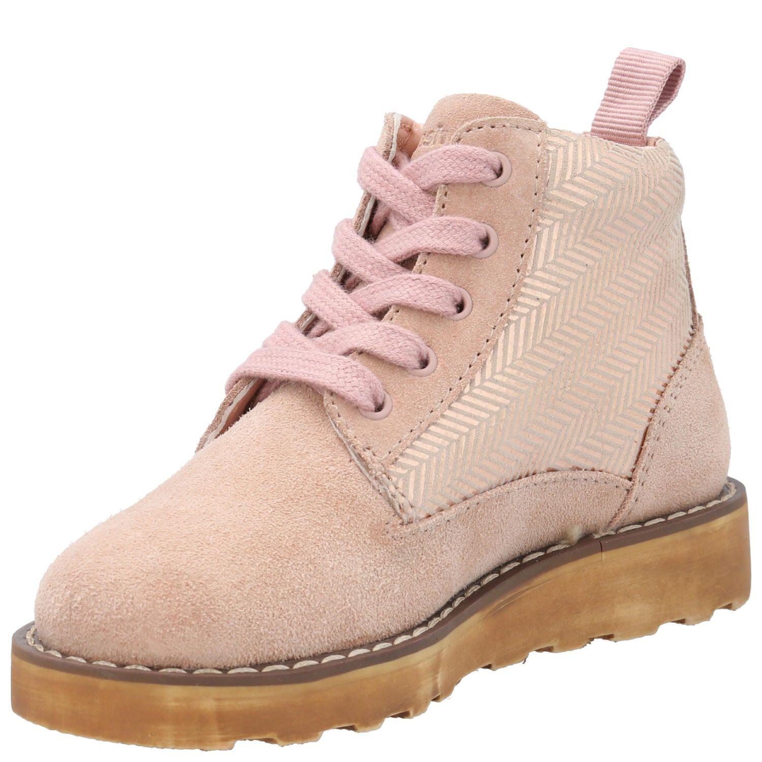 Botín Cuero Niña Fallbroke Rosado-4