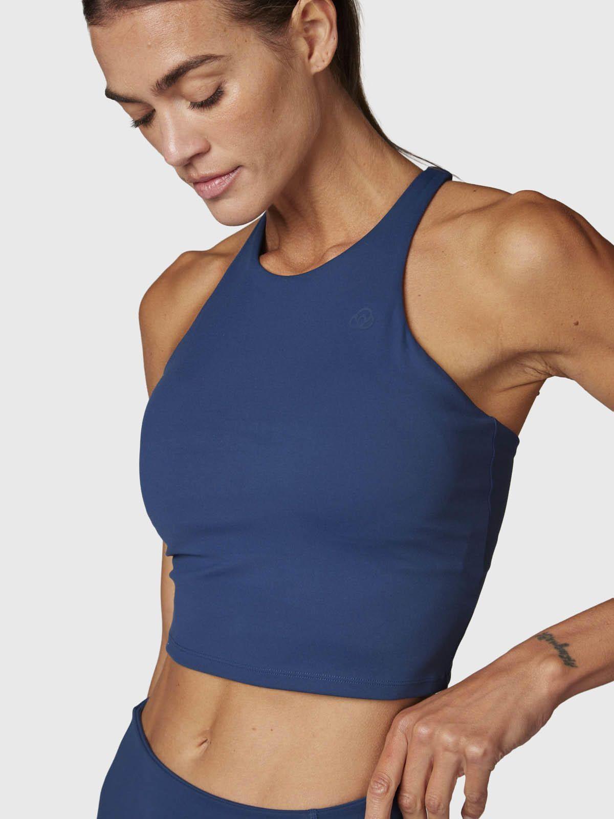 Peto Mujer Crop Mid Aloe Azul -0