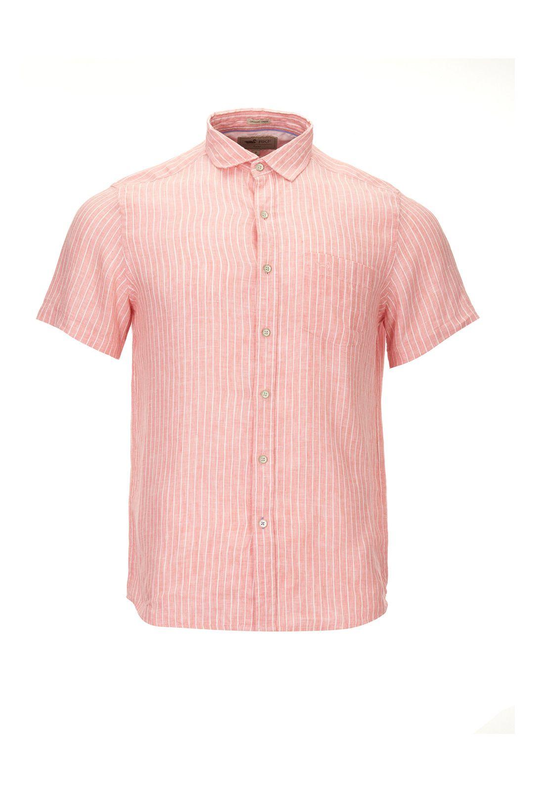 Camisa Lino Orgánico Hombre Stripeshrt Multi-0