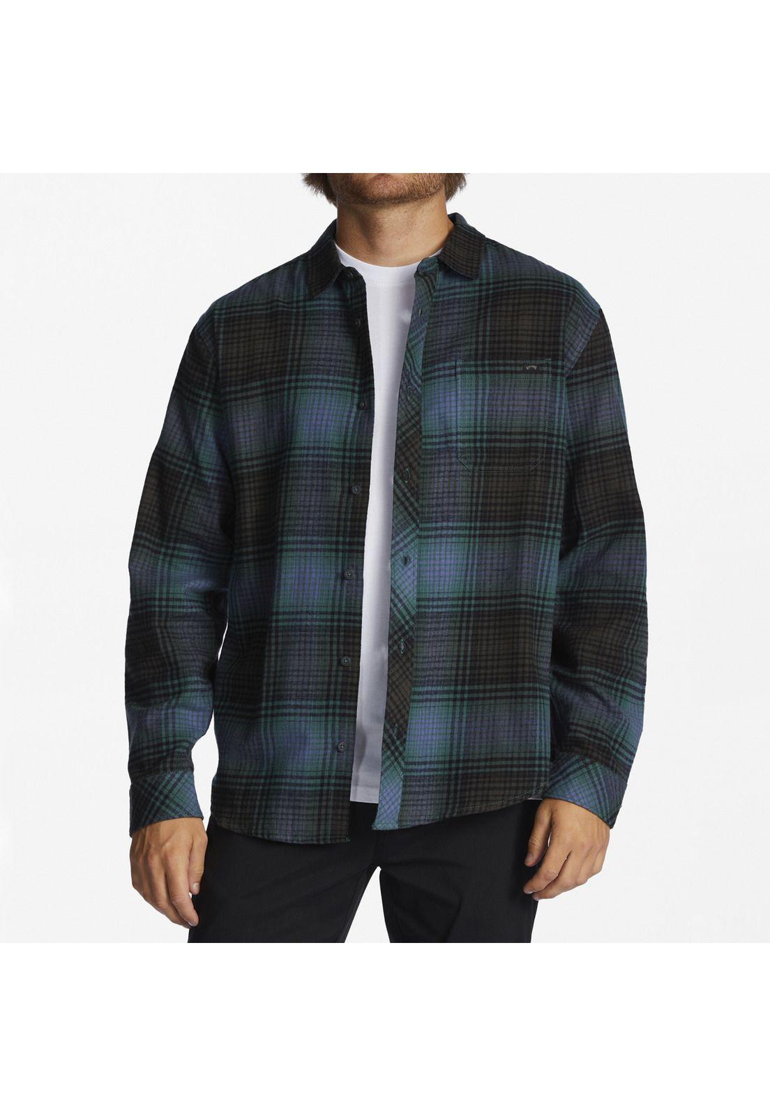 Camisa M/L Hombre Coastline Flnl Azul-0
