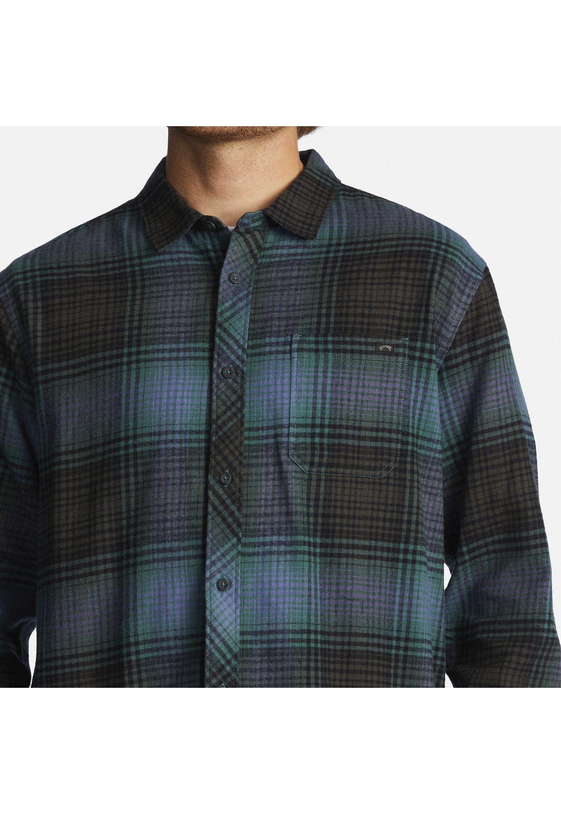 Camisa M/L Hombre Coastline Flnl Azul-5