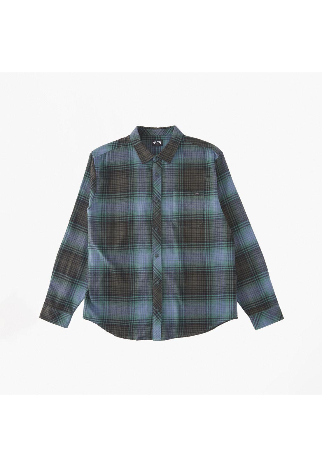 Camisa M/L Hombre Coastline Flnl Azul-6