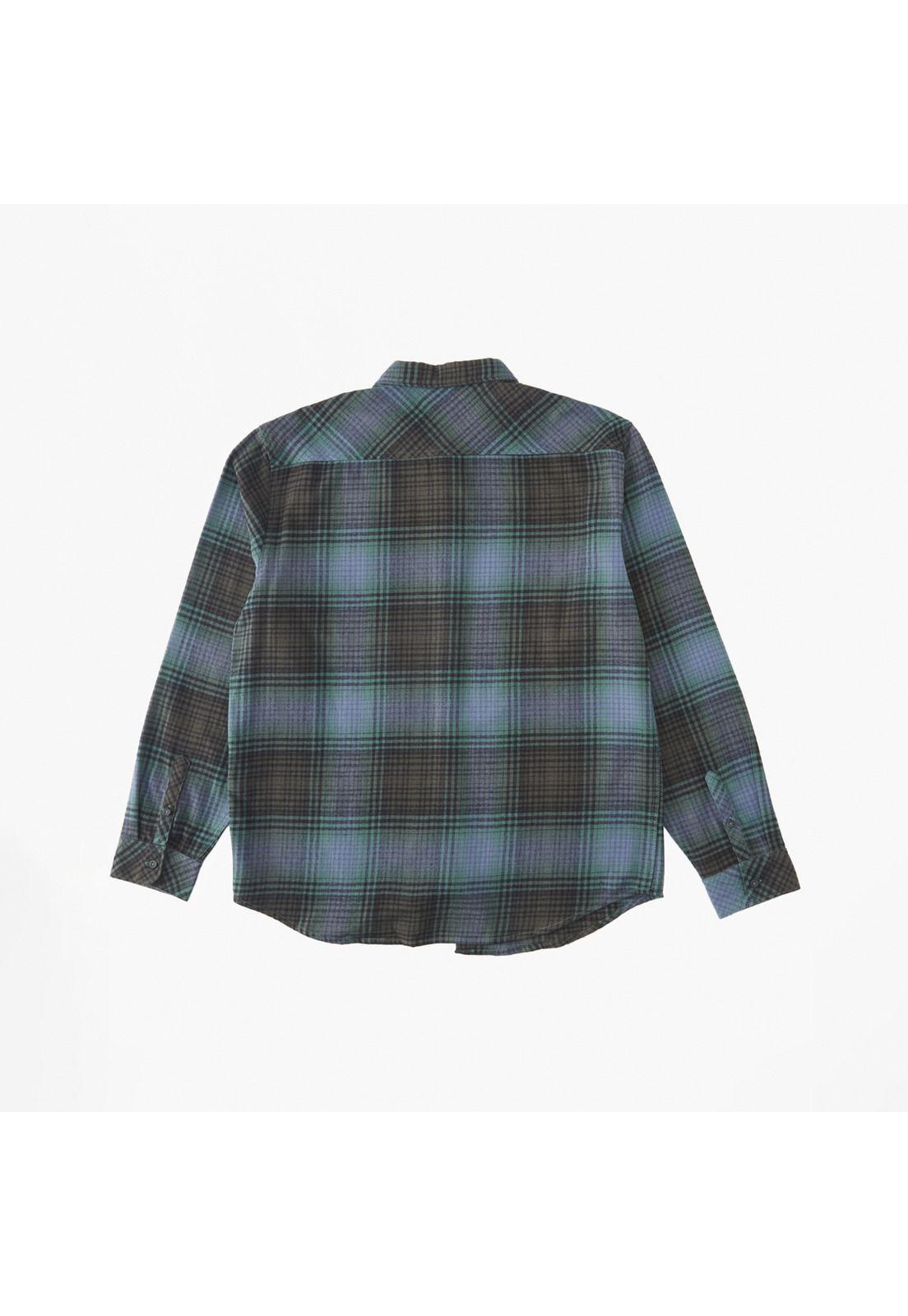 Camisa M/L Hombre Coastline Flnl Azul-7