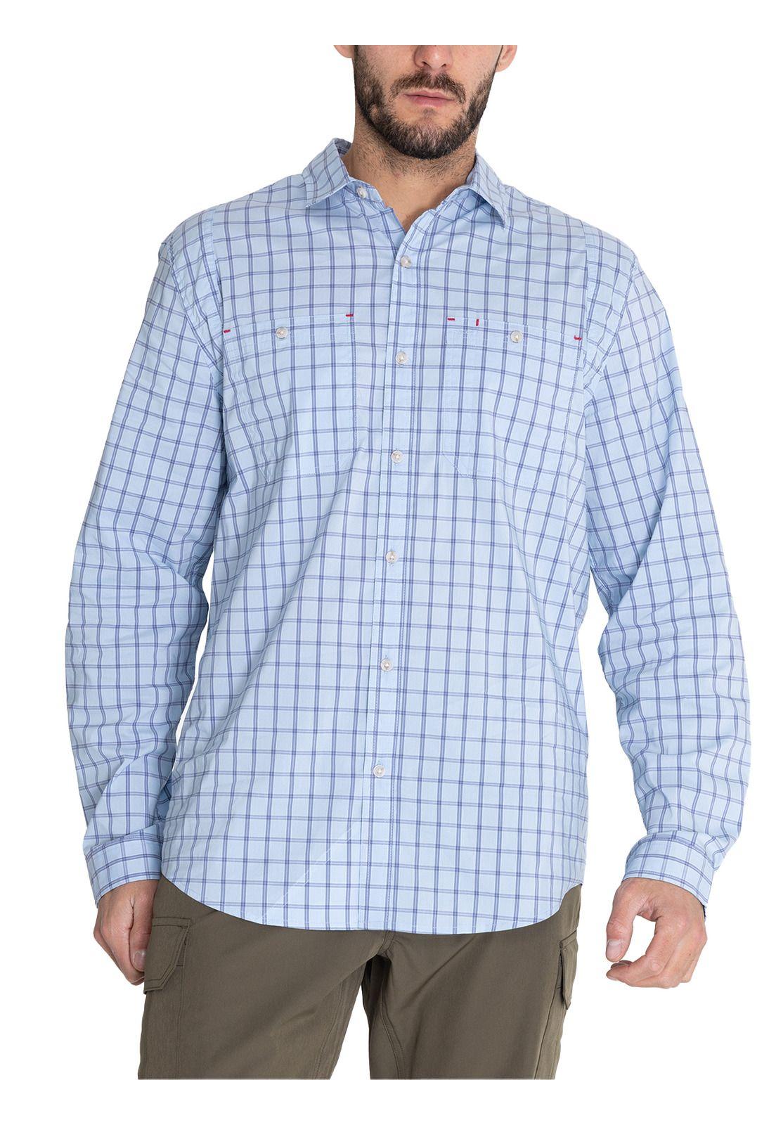Camisa UPF Azul Atacama Hombre -5