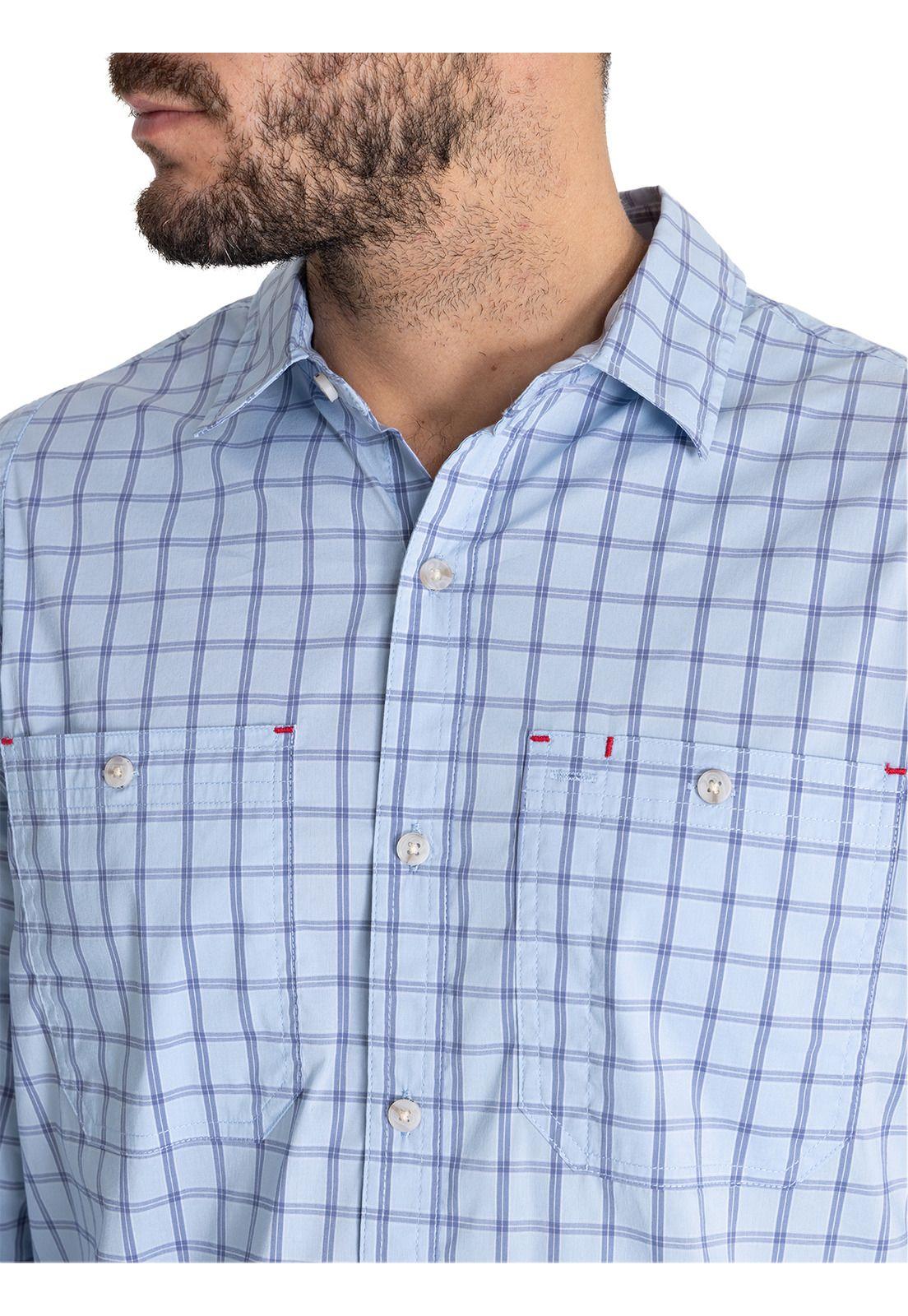 Camisa UPF Azul Atacama Hombre -7