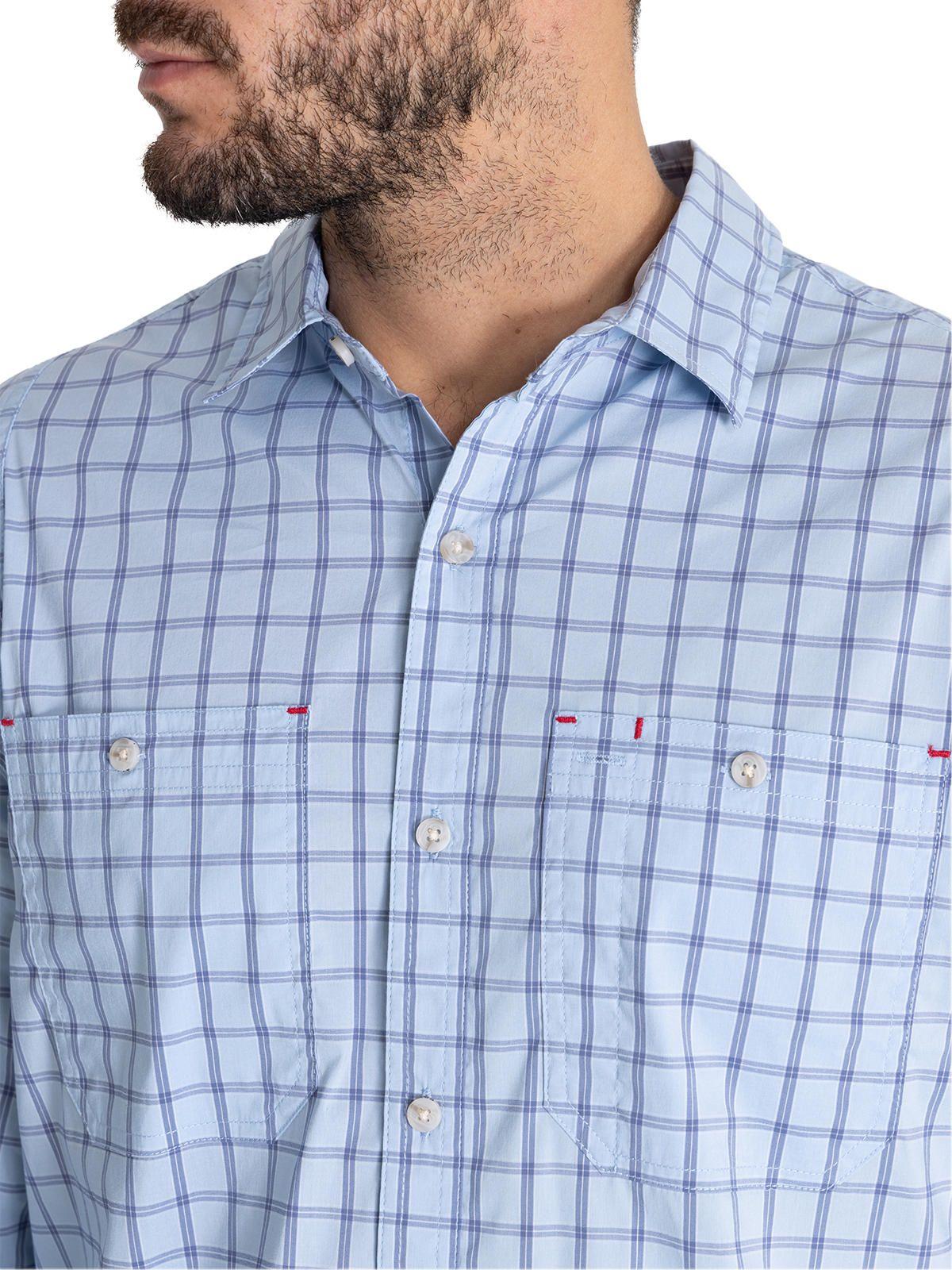 Camisa UPF Azul Atacama Hombre -7
