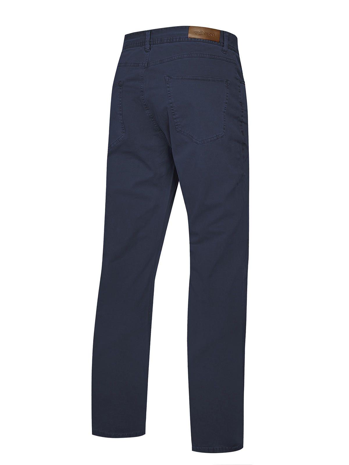 Pantalón Algodón Hombre Five Azul-1