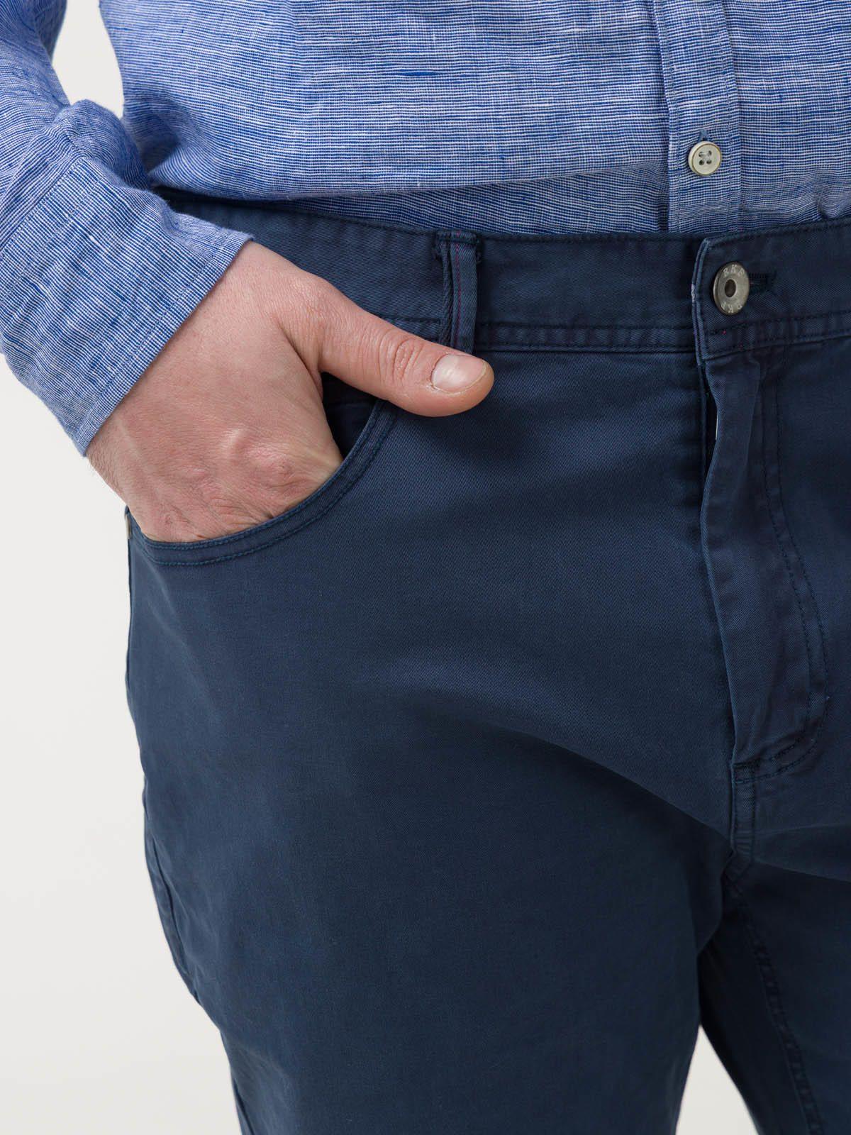 Pantalón Algodón Hombre Five Azul-6