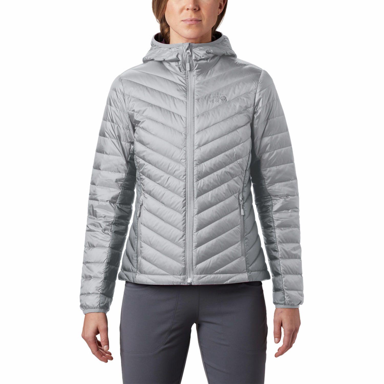 Parka Mujer Hotlum W Hooded Jkt Gris-0