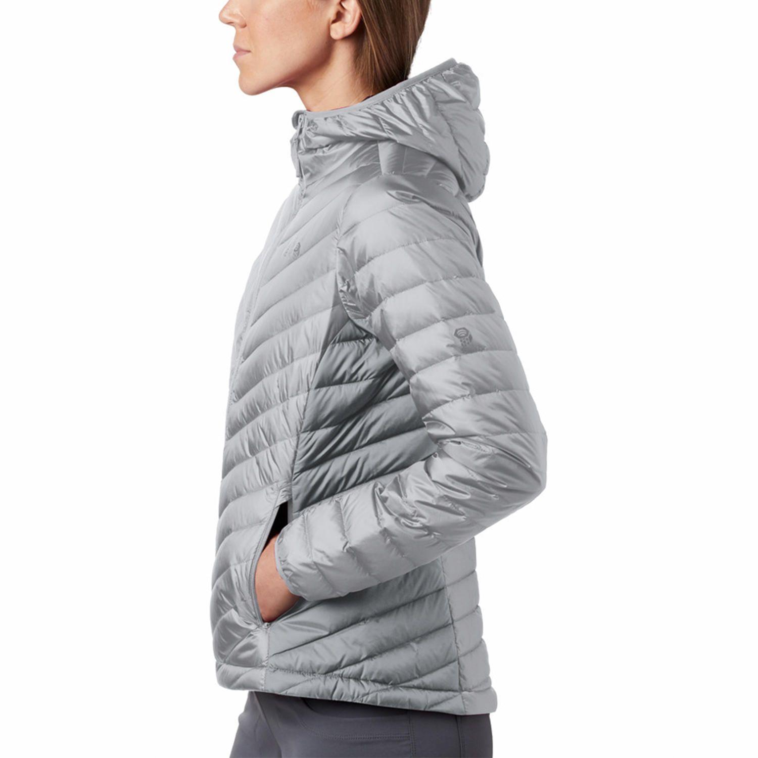 Parka Mujer Hotlum W Hooded Jkt Gris-1
