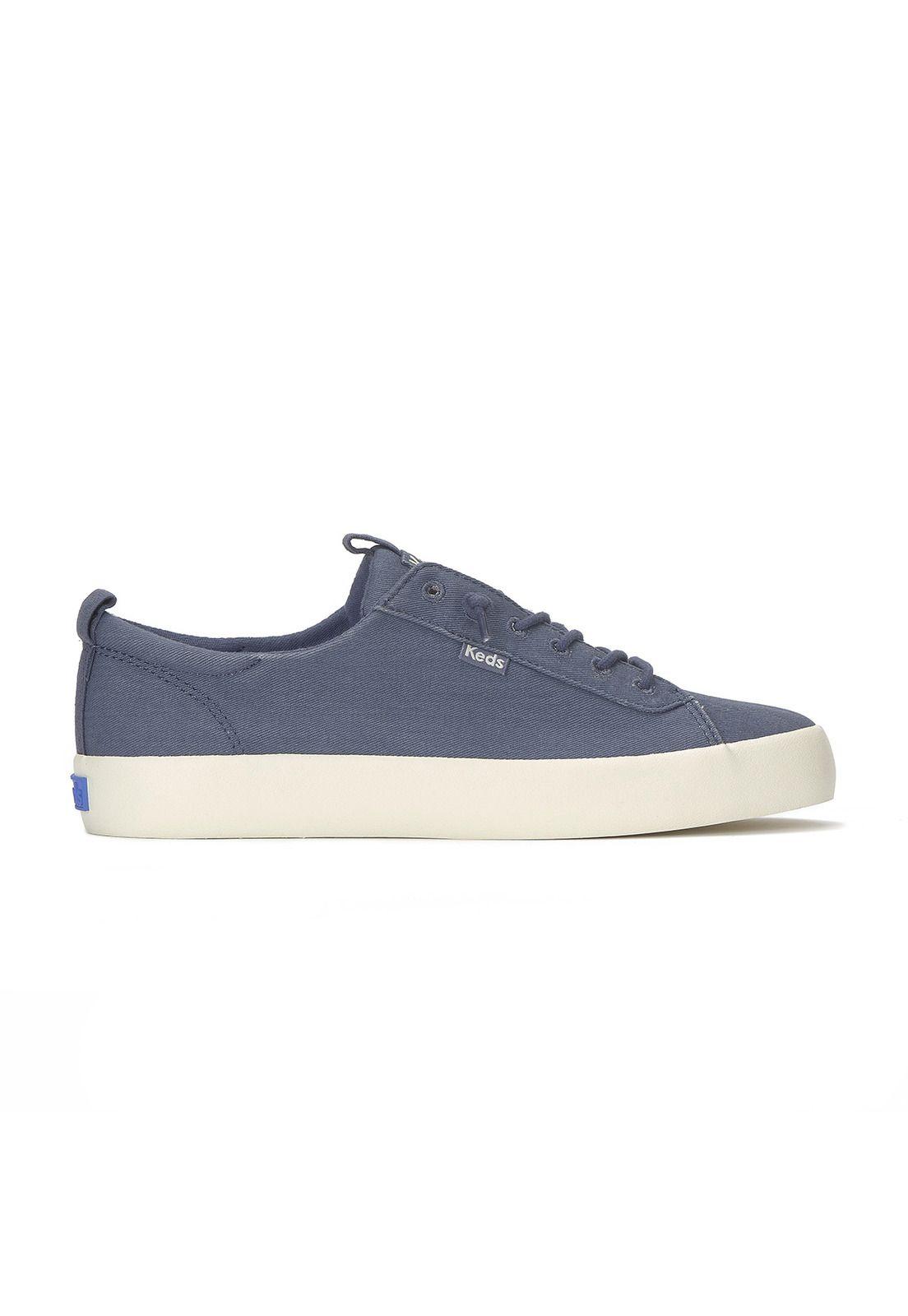 Zapatilla Textil Mujer Kickback Azul Marino-0