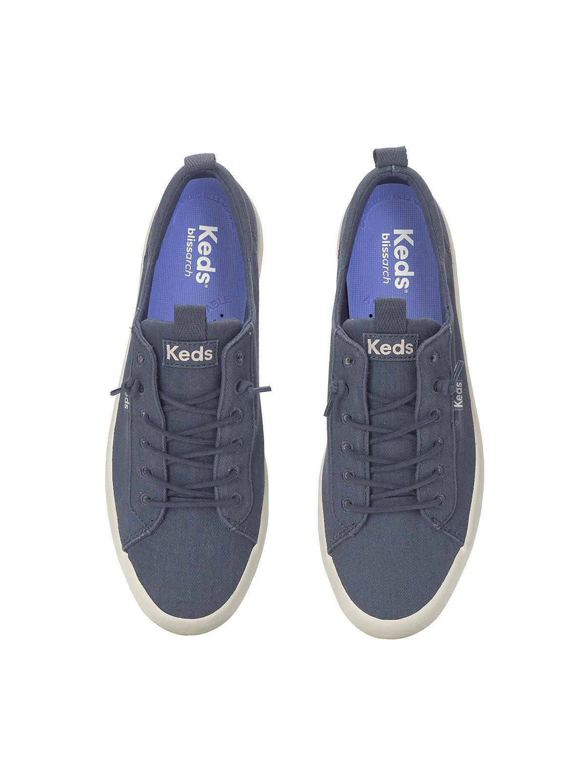 Zapatilla Textil Mujer Kickback Azul Marino-3