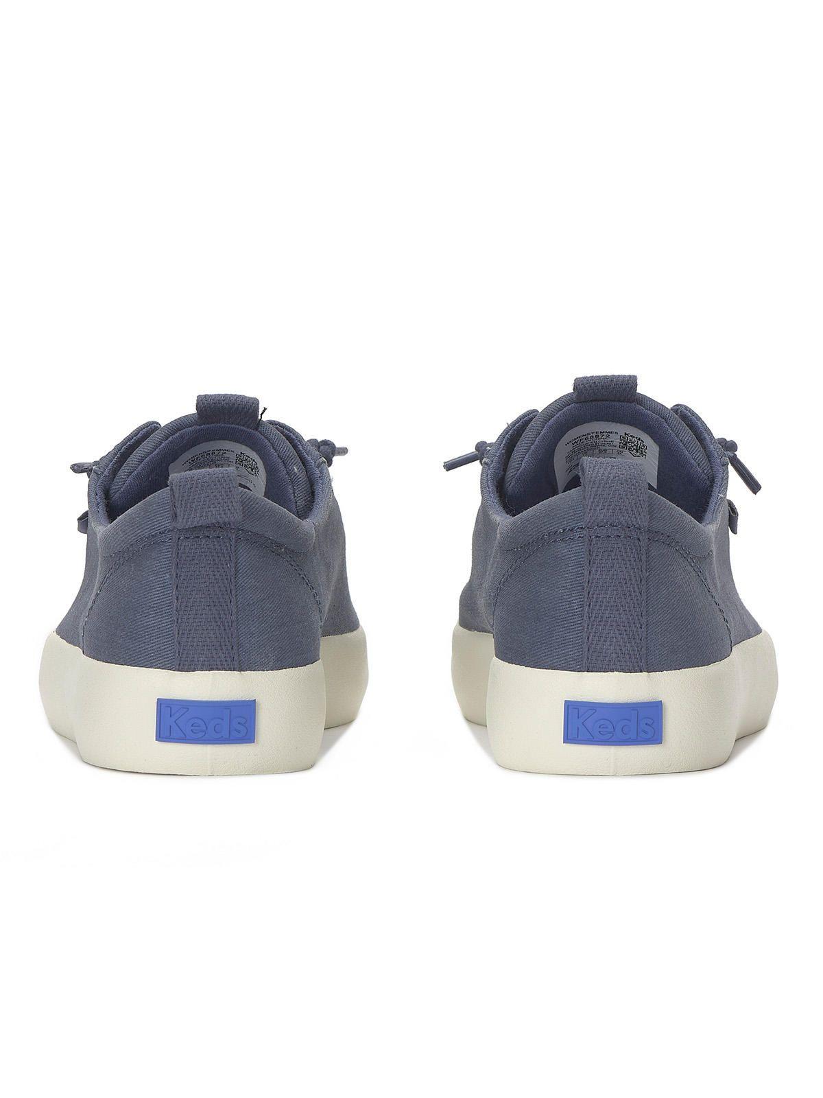 Zapatilla Textil Mujer Kickback Azul Marino-4