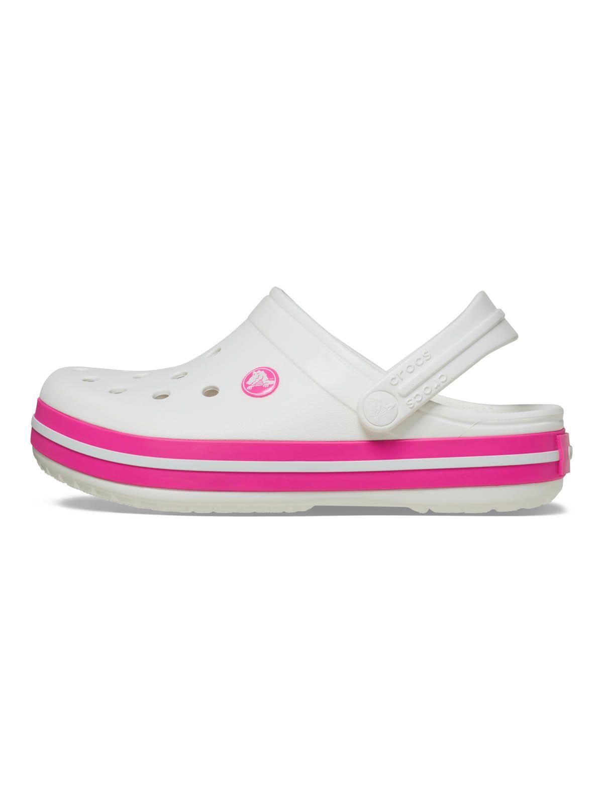 Zueco Niñas Pequeñas Crocband Clog Blanco-1