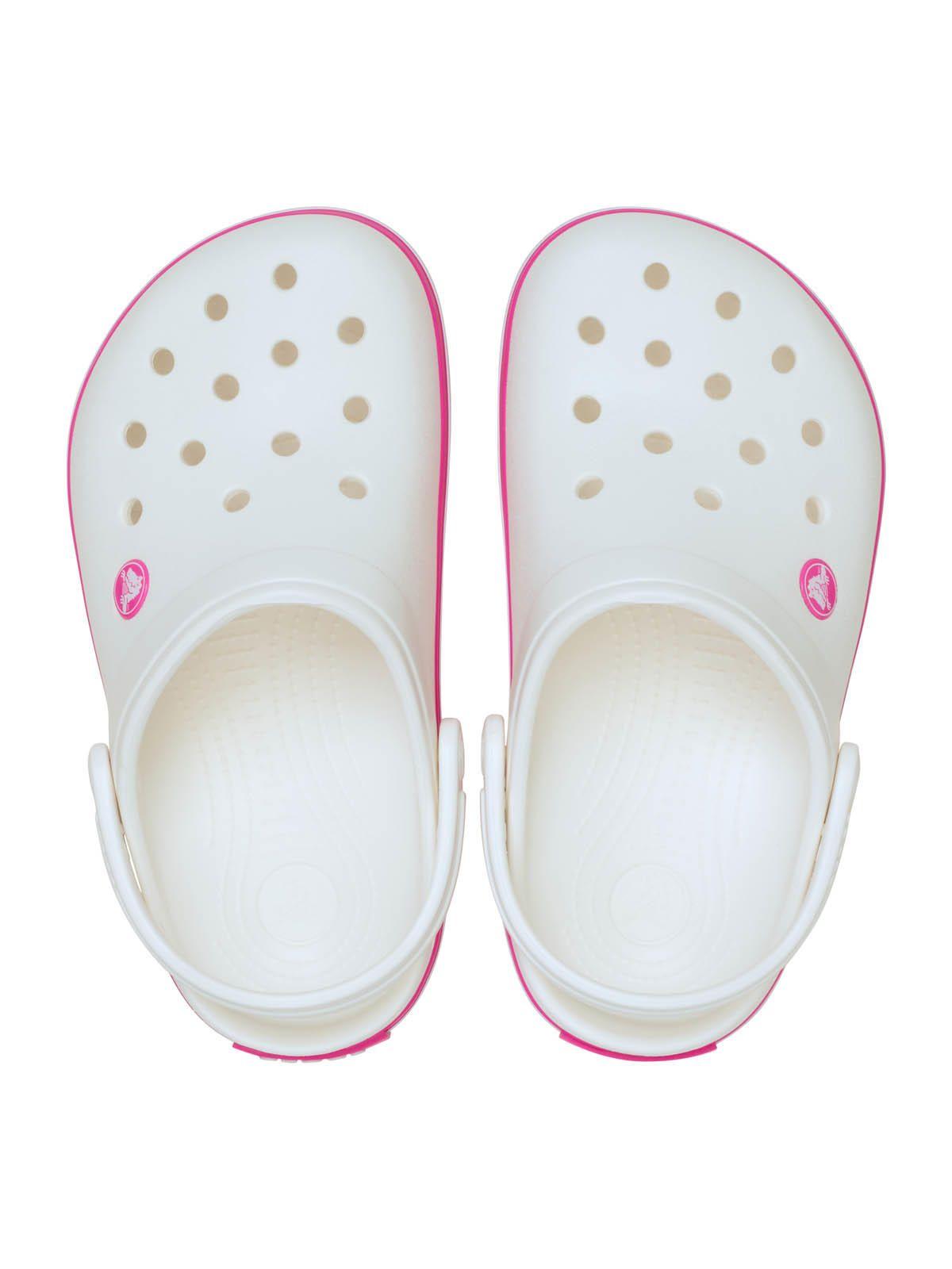 Zueco Niñas Pequeñas Crocband Clog Blanco-4