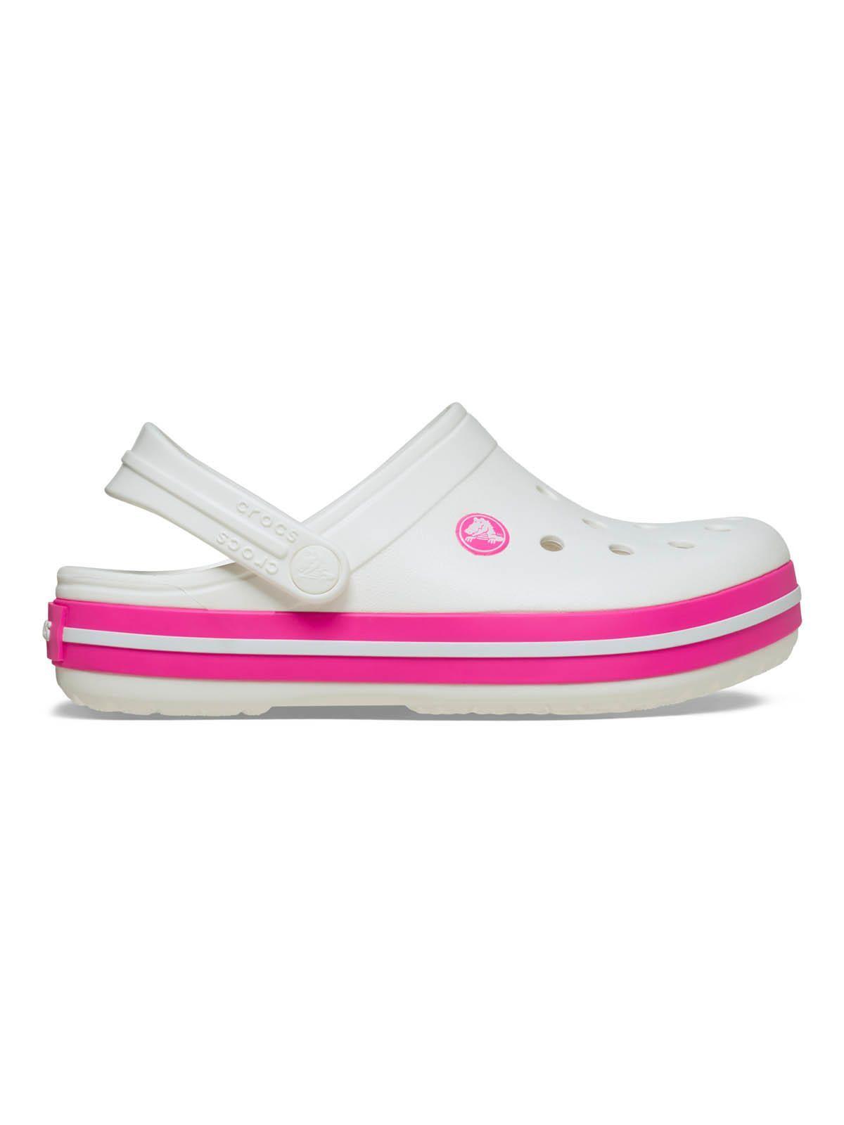 Zueco Niñas Pequeñas Crocband Clog Blanco-0