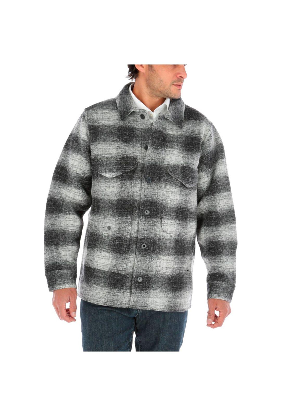 Chaqueta Plaid Rockford Gris-0