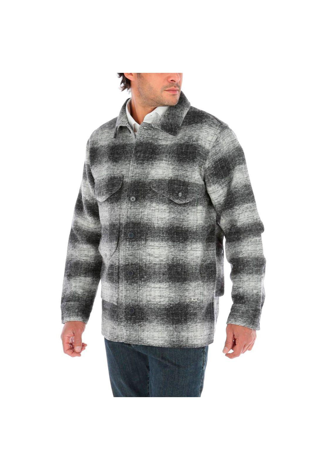 Chaqueta Plaid Rockford Gris-2