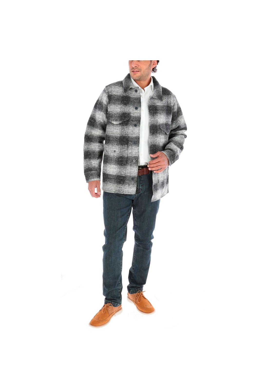 Chaqueta Plaid Rockford Gris-4