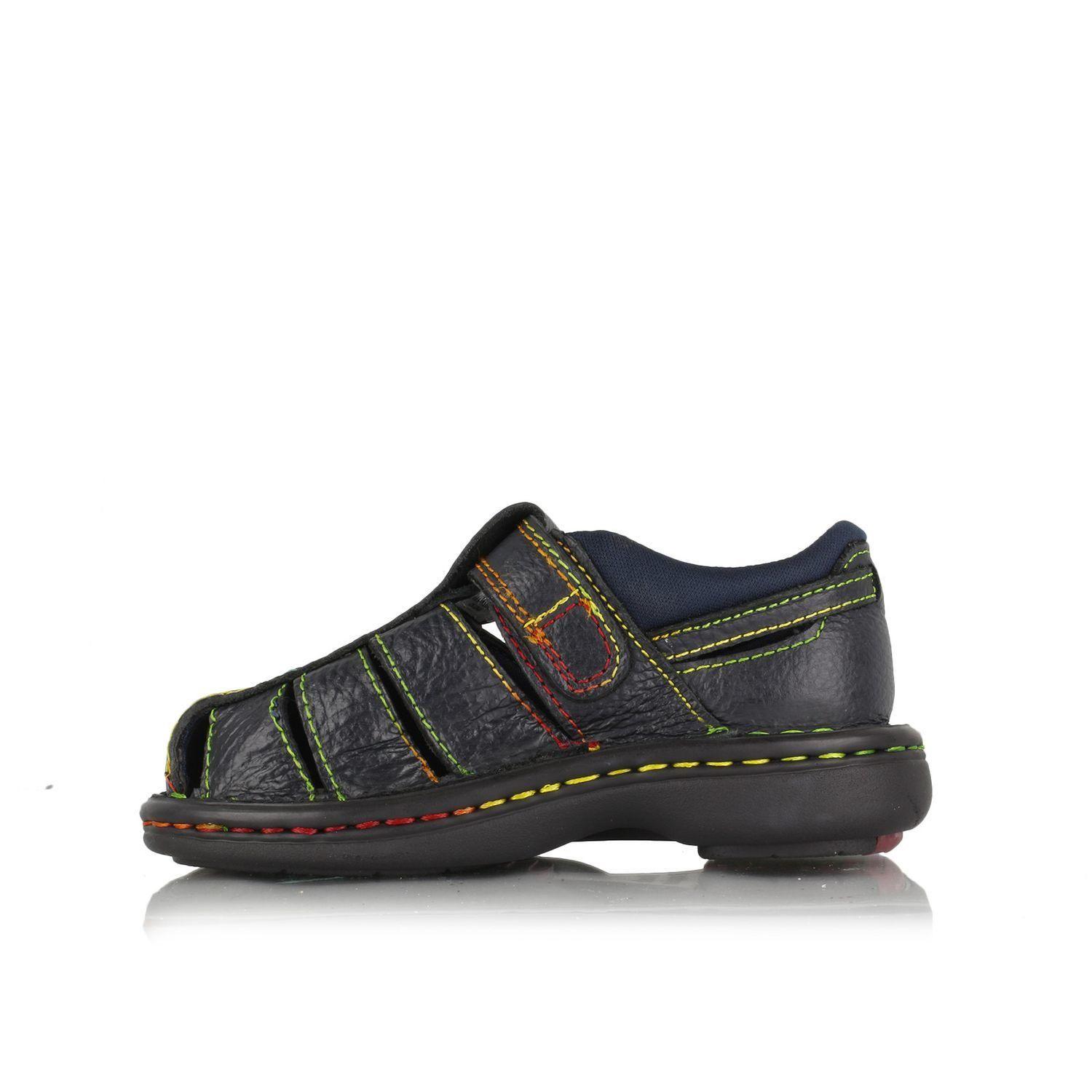 Sandalia Cuero Coconut Azul-2