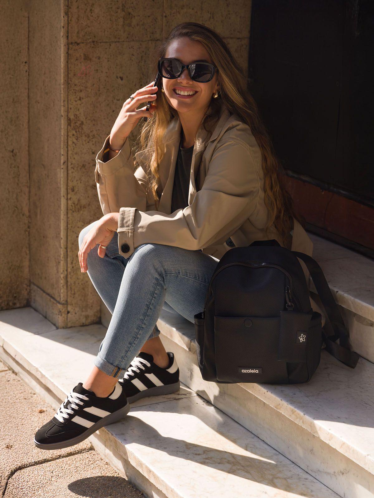 Zapatilla Nantes  Mujer Negro-1